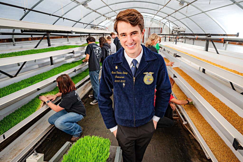 2024 New Horizons - Clackamas FFA - Evan Vander Stoep - 13 - Smiling at the Camera